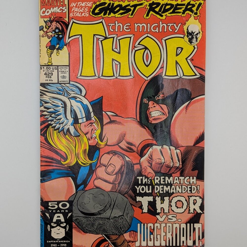 ⚡🔨 Thor #429 (1991) – 1st Appearance of The New Warriors' Turbo! 🔨⚡